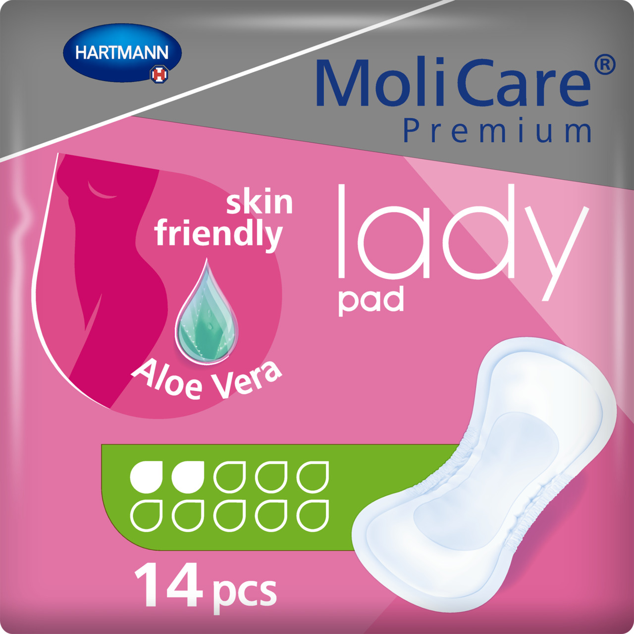 Molicare Premium Lady Pad, 2 Drops