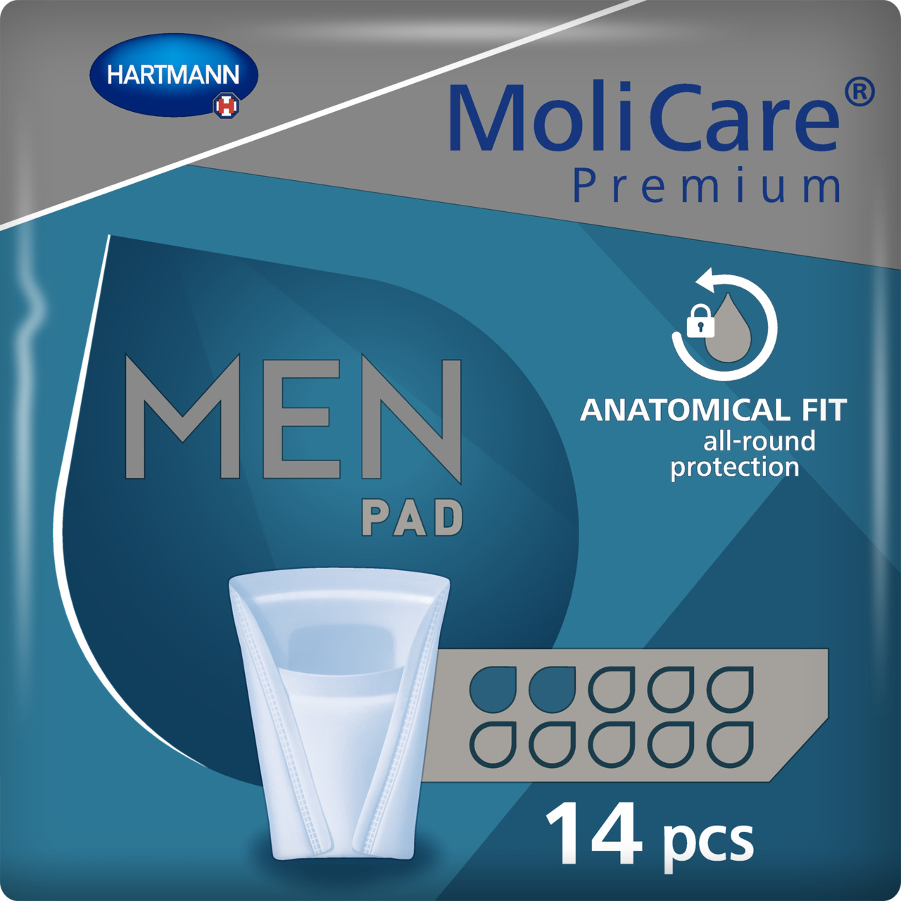 MoliCare® Premium Men Pad 2 Drops