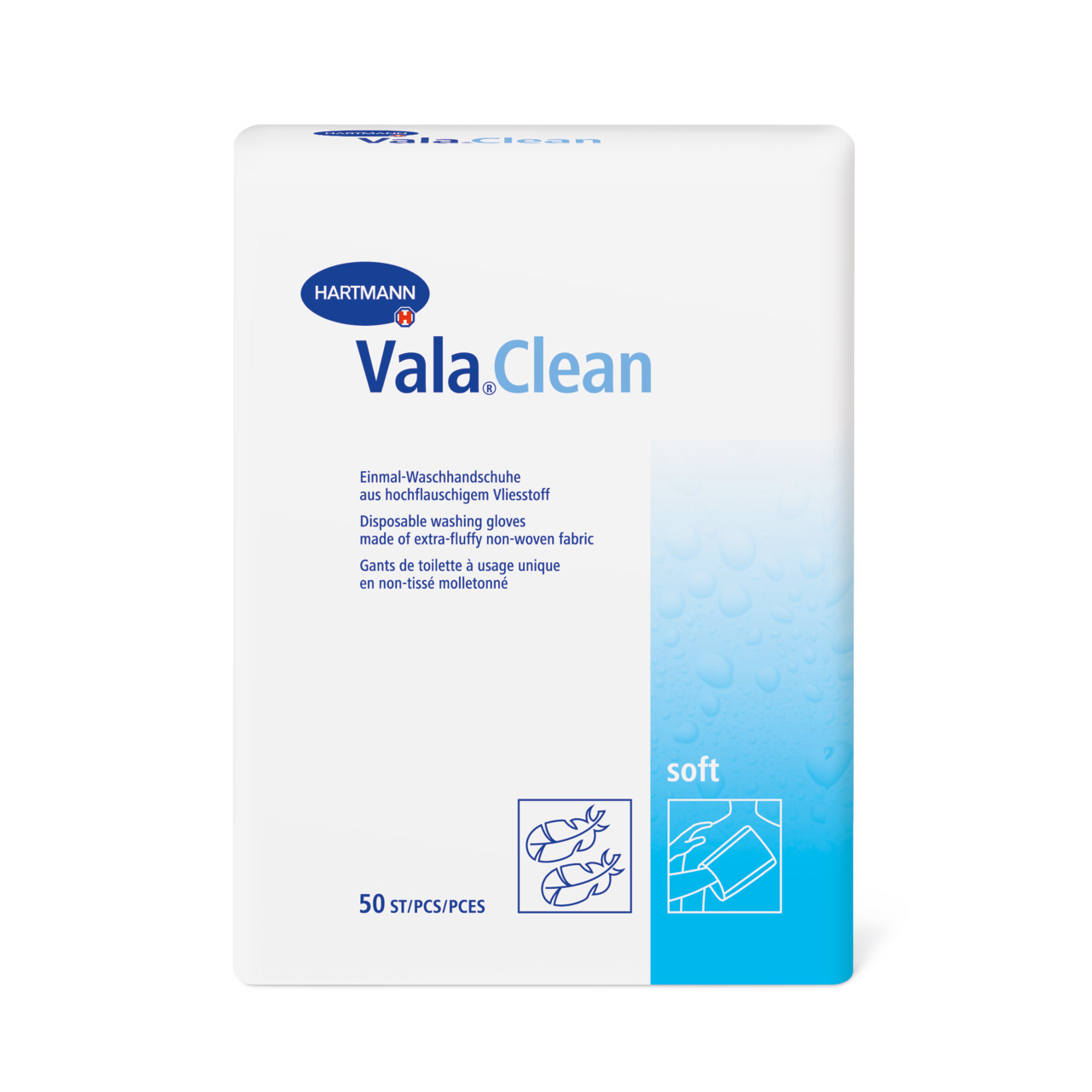 Vala®Clean soft Gants de toilette – HARTMANN Direct