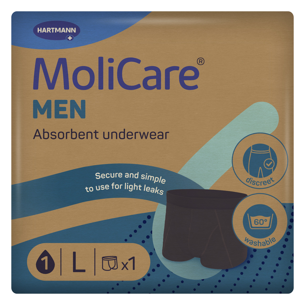 MoliCare® Absorbent underwear for drips